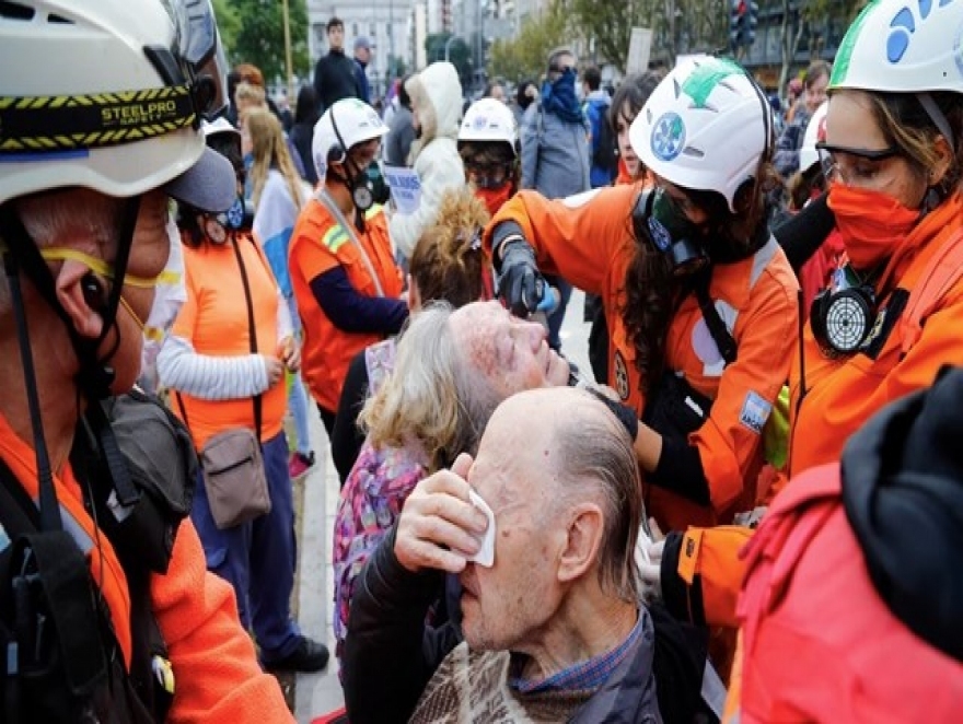NUEVA REPRESION A LOS JUBILADOS